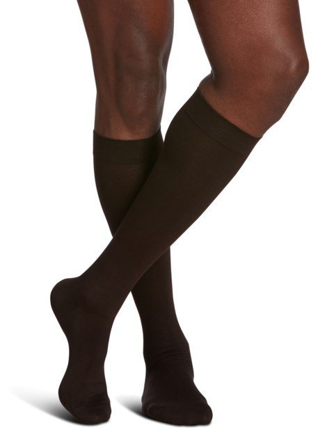 Sea Island Cotton (220) Calf 20-30mmHg Compression Stockings For Men By Sigvaris - Image 3