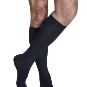 Sea Island Cotton (220) Calf 20-30mmHg Compression Stockings For Men By Sigvaris