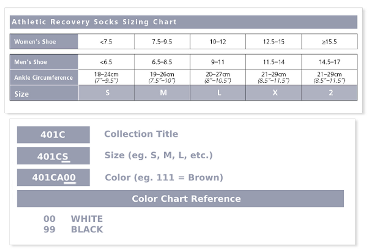 Athletic Recovery Socks (401) 15-20 mmHg Compression Socks - Image 3