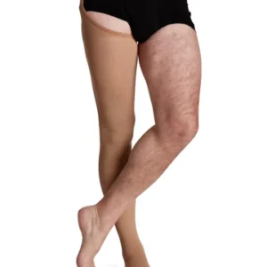Essential Opaque (860) Thigh with Waist Attachment 20-30mmHg& 30-40mmHg Compression Stockings for Men By Sigvaris