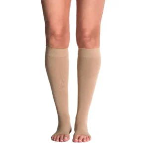 Essential Opaque (860) Calf Plus w/Grip-top, Open Toe 20-30mmHg & 30-40mmHg Compression Stockings for Men By Sigvaris